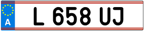 Truck License Plate